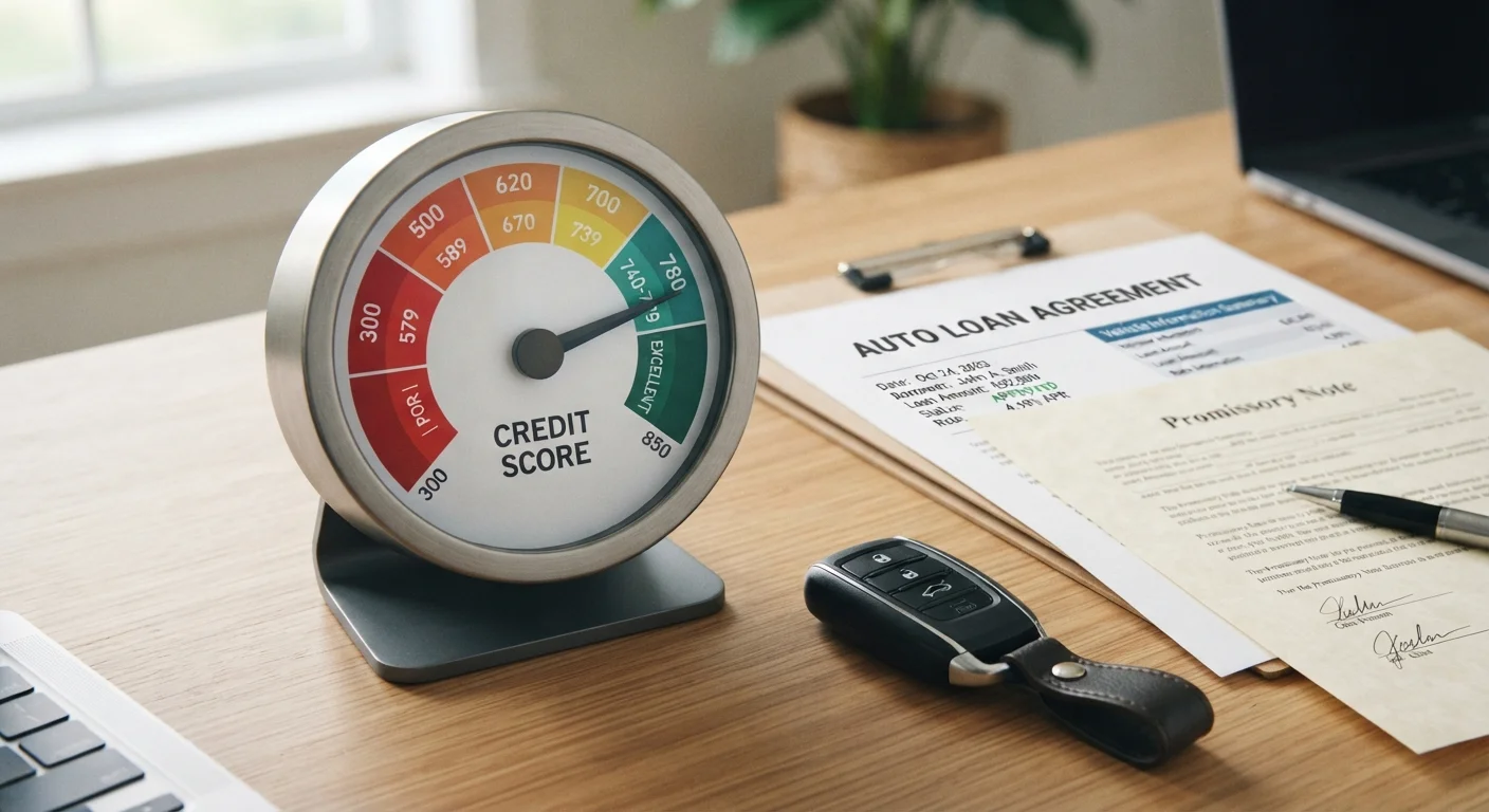 How Your Credit Score Shapes Your Auto Loan Rate