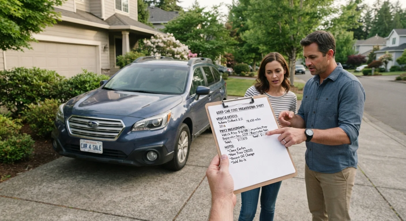 Used Car Ownership Costs Beyond the Sticker Price